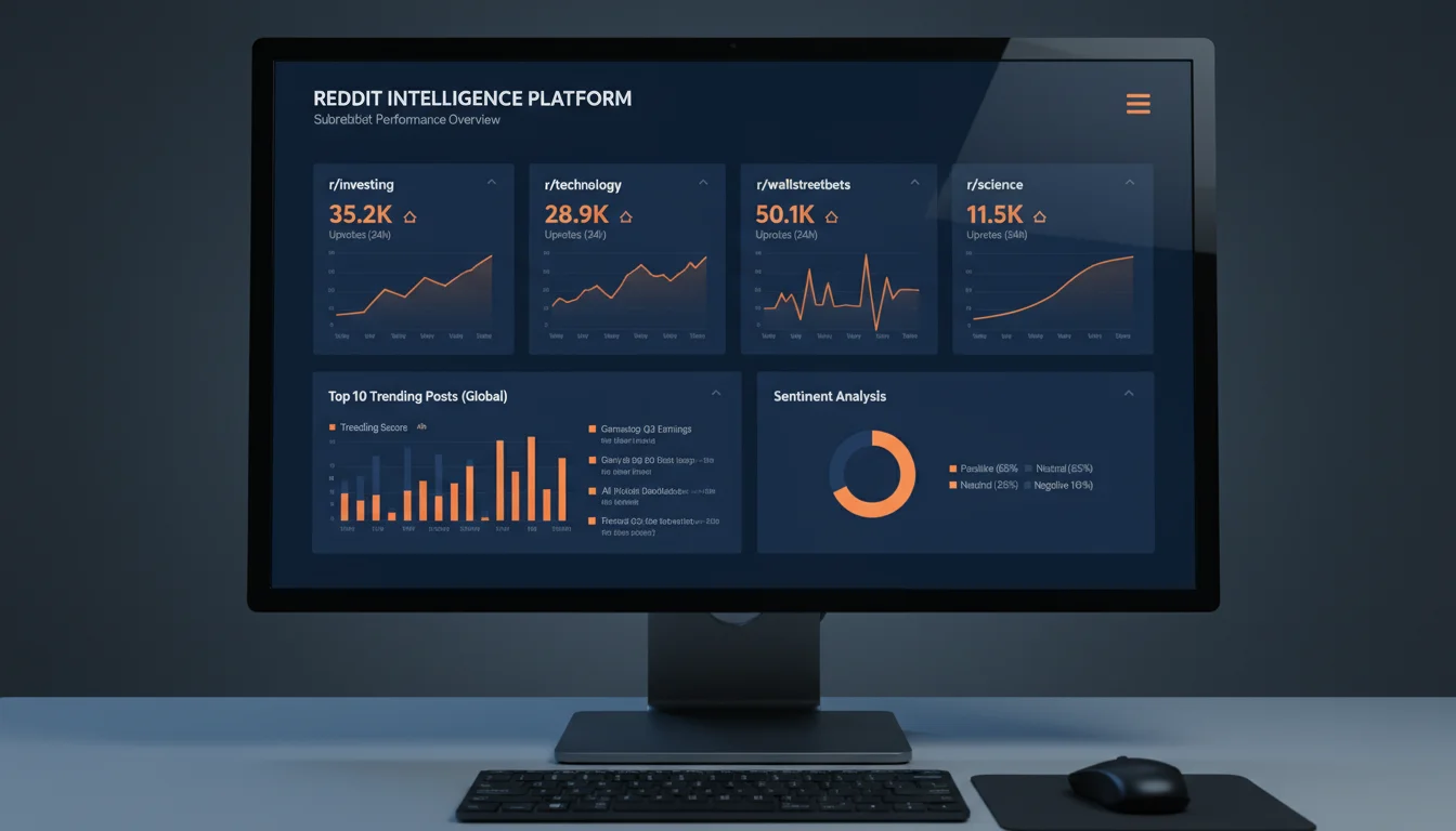 Reddit Business Intelligence Dashboard - Best Subreddits Analysis