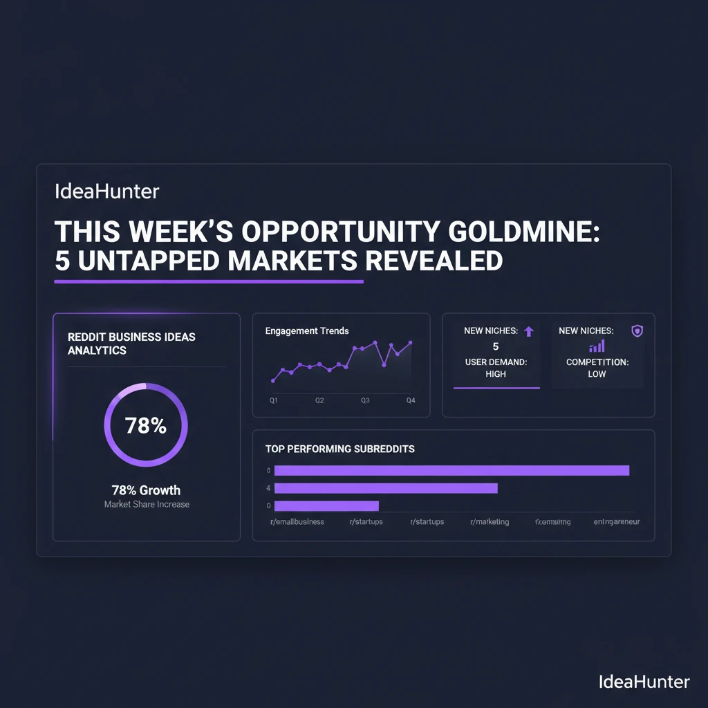 Weekly Reddit Business Ideas Report - AI-Validated Opportunities